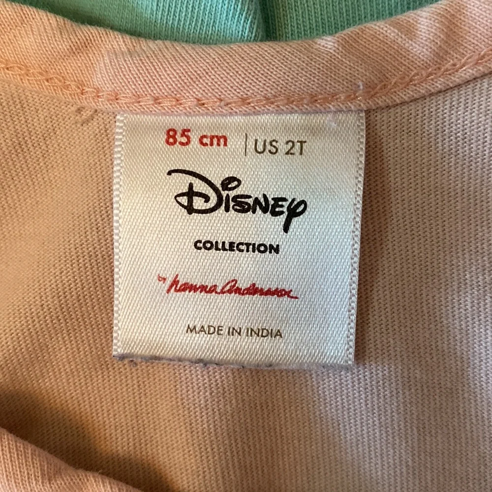 Hanna Andersson/ Disney Mickey Mouse Colorblock Skater Dresx SZ 2T EUC - Picture 3 of 3